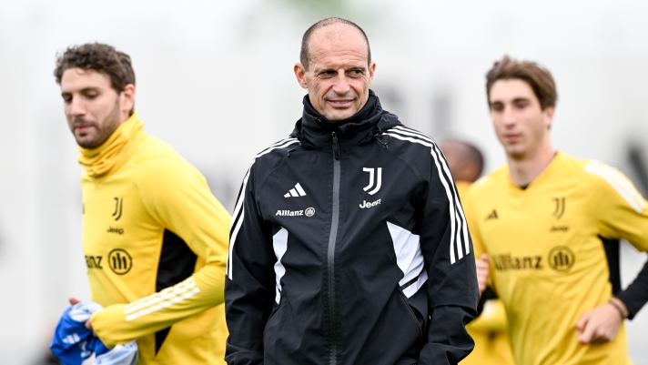 TURIN, ITALY - APRIL 9: Massimiliano Allegri of Juventus during a training session at JTC on April 9, 2024 in Turin, Italy.  (Photo by Daniele Badolato - Juventus FC/Juventus FC via Getty Images)