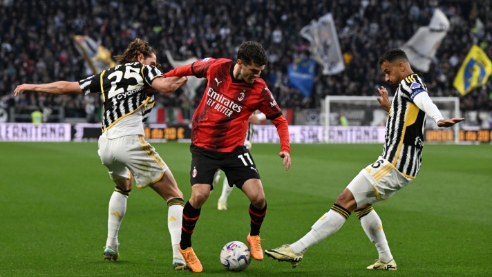 TURIN, ITALY - APRIL 27:  Christian Pulisic of AC Milan in action during the Serie A TIM match between Juventus and AC Milan at Allianz Stadium on April 27, 2024 in Turin, Italy. (Photo by Claudio Villa/AC Milan via Getty Images) (Photo by Claudio Villa/AC Milan via Getty Images)