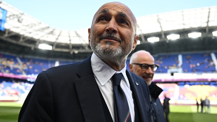 HARRISON, NEW JERSEY - MARCH 24: Head coach of Italy Luciano Spalletti attends before the International Friendly match between Ecuador and Italy at Red Bull Arena on March 24, 2024 in Harrison, New Jersey.   Claudio Villa/Getty Images/AFP (Photo by CLAUDIO VILLA / GETTY IMAGES NORTH AMERICA / Getty Images via AFP)