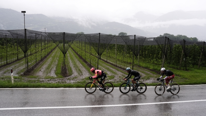 cycles during the stage 16 of the Giro d'Italia from Livigno to Santa Cristina Val Gardena (Monte Pana) Italy - Tuesday, May 21, 2024 - Sport, Cycling (Photo by Fabio Ferrari / LaPresse)