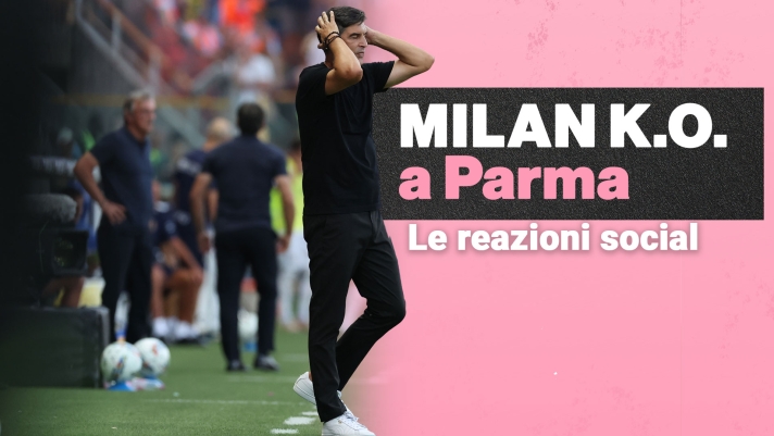 Reazioni social Milan