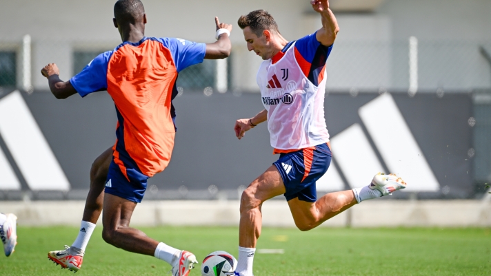 TURIN, ITALY - AUGUST 8: Arkadiusz Krystian Milik of Juventus during a training session at JTC on August 8, 2024 in Turin, Italy. (Photo by Daniele Badolato - Juventus FC/Juventus FC via Getty Images)