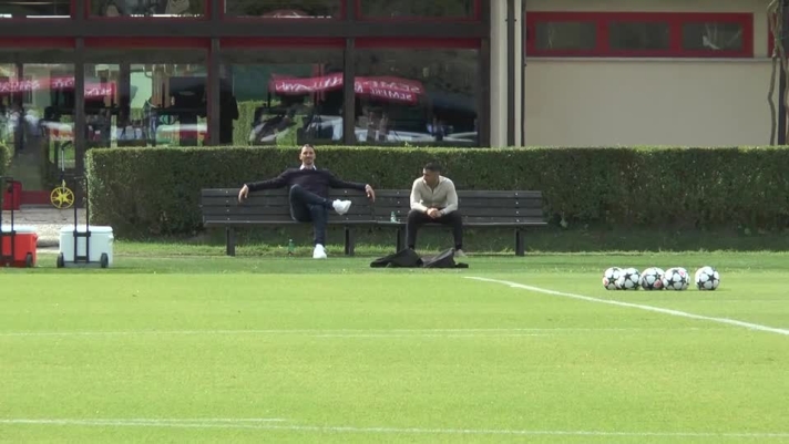 Lo svedese presente a Milanello