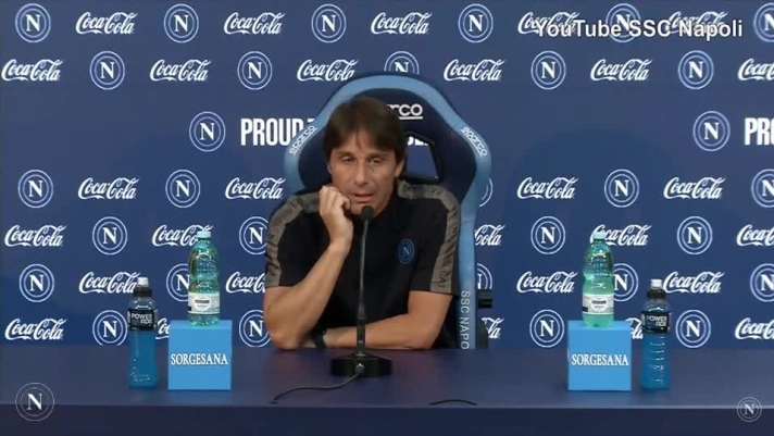 Il tecnico del Napoli in conferenza