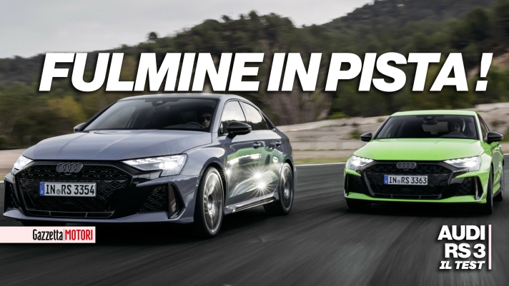 Audi RS 3 2025: la prova in pista e su strada