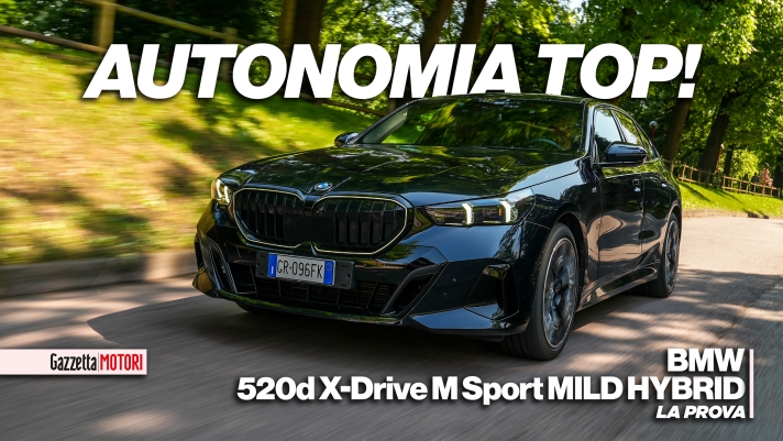 BMW 520d 48V xDrive, lusso e comfort da viaggio perfetto