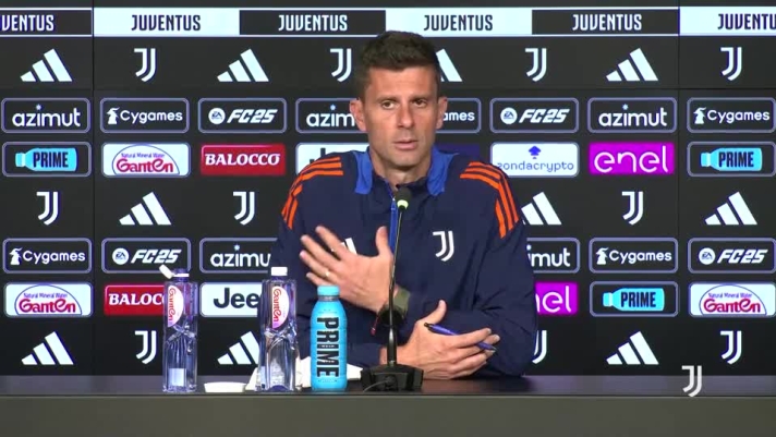 Il tecnico della Juventus in conferenza