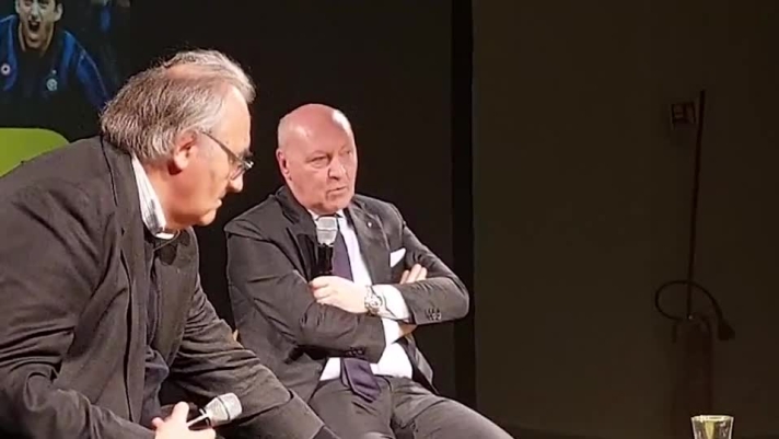 Il Presidente dell’Inter, Giuseppe Marotta, è intervenuto alla presentazione del libro di Beppe Severgnini al Book City, al Castello Sforzesco di Milano.