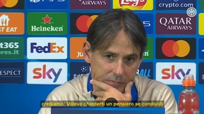 La conferenza stampa di Simone Inzaghi in vista della partita di Champions League contro il Lipsia, in cui ha parlato della possibilità di raggiungere nuovamente la finale.