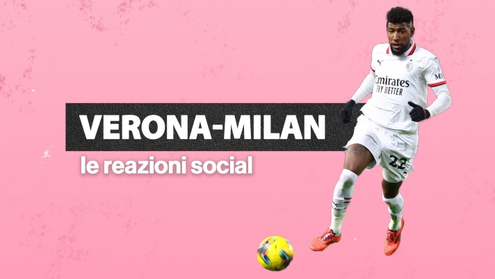 Reazioni social Verona-Milan