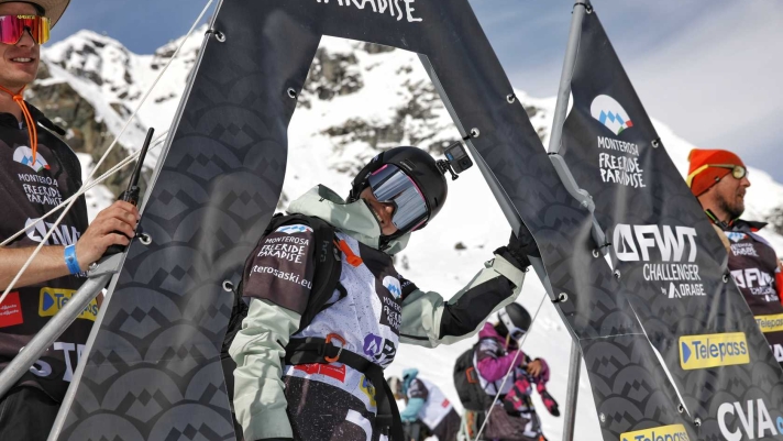 Monterosa Ski evento Freeride World Tour 2024 Gressoney