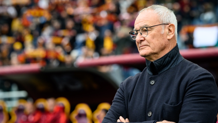 ROME, ITALY - DECEMBER 22: AS Roma coach Claudio Ranieri during the Serie match between Roma and Parma at Stadio Olimpico on December 22, 2024 in Rome, Italy. (Photo by Fabio Rossi/AS Roma via Getty Images)