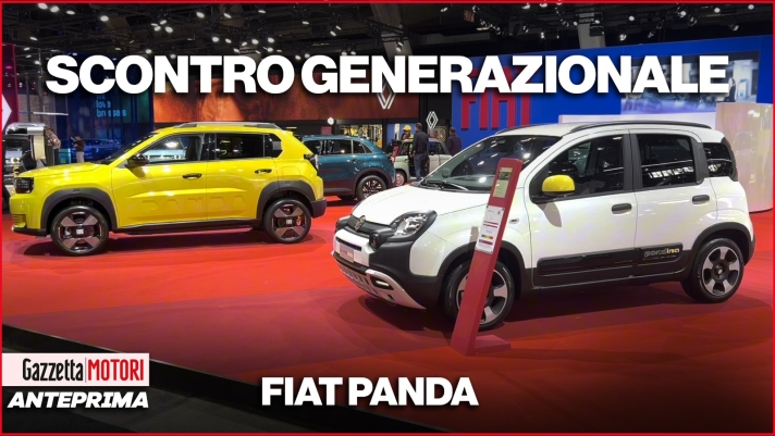 Fiat Grande Panda vs Pandina a Bruxelles