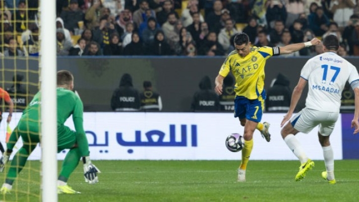 Cristiano Ronaldo a segno nel 3-1 dell'Al-Nassr sull'Al-Fateh