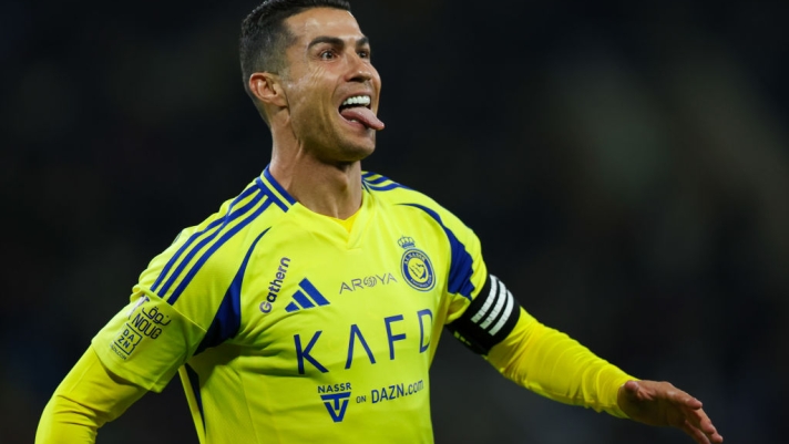 Cristiano Ronaldo dopo il gol con l'Al Nassr