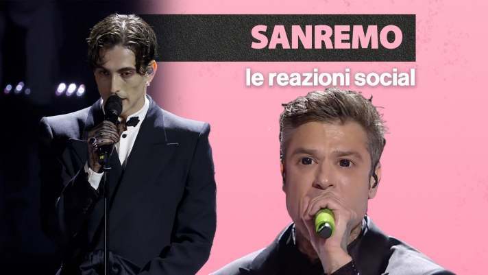 reazioni sanremo