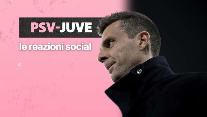 PSV-JUVE, le reazioni social