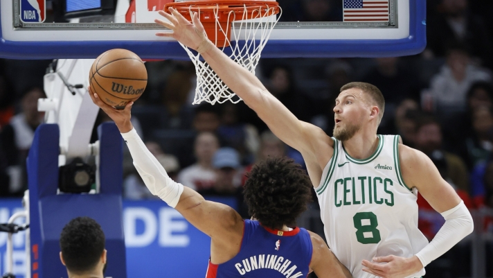 Cade Cunningham nella vittoria dei Detroit Pistons sui Boston Celtics