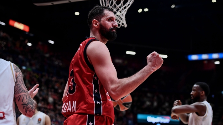 Nikola Mirotic EA7 Emporio Armani Olimpia Milano - AS Monaco Turkish Airlines Euroleague 2024-25 Milano, 27/02/2025 Foto ClaudioDegaspari // Ciamillo-Castoria