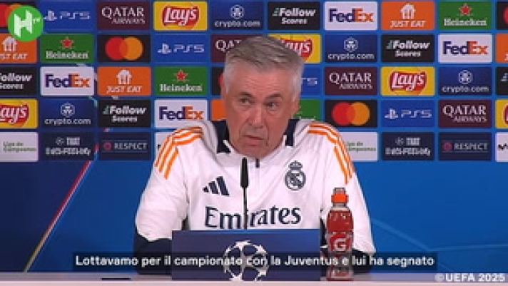 Prima del derby di Champions League tra Real Madrid e Atltico, Carlo Ancelotti ripensa alla prima volta che ha affrontato Diego Simeone e ne descrive le qualit come allenatore.