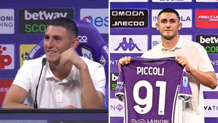 Roberto Piccoli presented as Fiorentina player