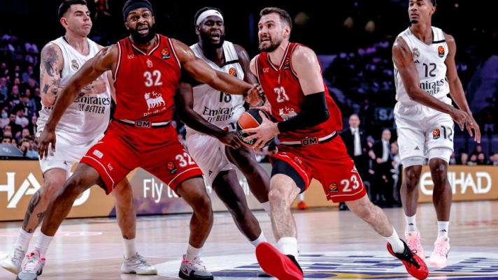 Eurolega, Milano crolla a Madrid: Olimpia mai in partita, il Real vince 106-77
