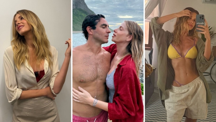 Alessia Marcuzzi, prima foto social col fidanzato Tiago Schietti