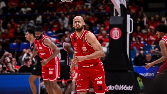 Shavon Shields EA7 Emporio Armani Olimpia Milano - Unahotels Reggio Emilia LBA Legabasket Serie A Unipol 2025/2026 Quarti di Finale - Gara 2 Milano, 18/05/2026 Foto ClaudioDegaspari / Ciamillo-Castoria