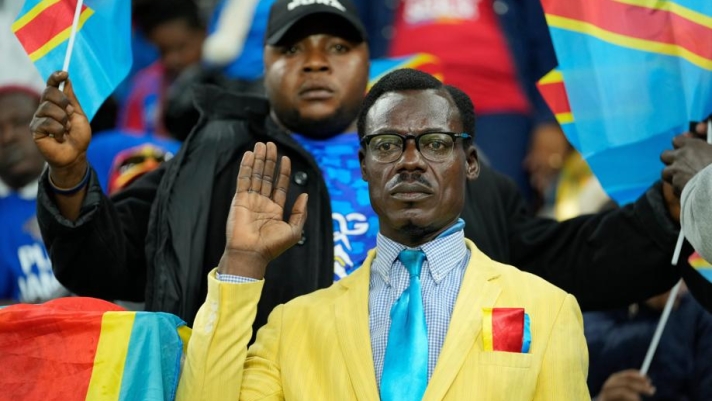 La Repubblica Democratica del Congo porta al Mondiale Michel Kuka, la "statua vivente"