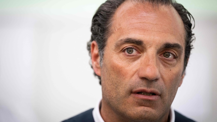 Stellantis automotive manufacturer CEO Antonio Filosa speaks to journalists at the Stellantis technical center based in Belchamp, near Valentigney, eastern France, on June 2, 2026. (Photo by SEBASTIEN BOZON / AFP)