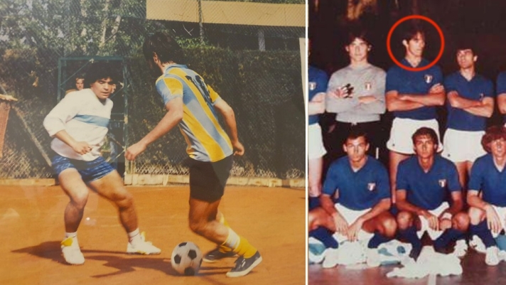  quando Malagò era azzurro di calcio a 5, e sfidava pure Maradona