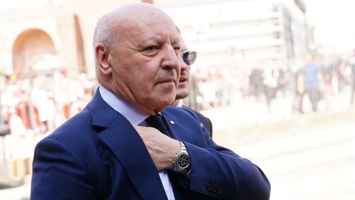    Giuseppe Marotta attends the Franco Baresi's funeral ceremony at Basilica di Sant'Ambrogio on August 04, 2026 in Milan, Italy. (Photo by Pier Marco Tacca/Getty Images)