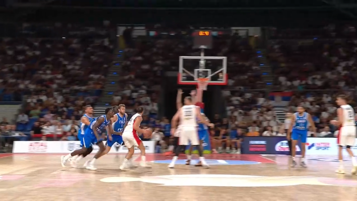 Italia-Serbia 64-76, highlights qualificazioni Mondiali: che giocata di Novak!