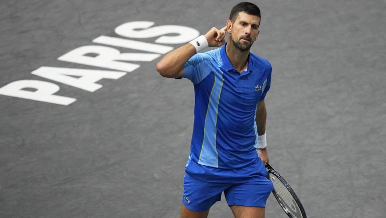 Djokovic bate Dimitrov e conquista Masters 1.000 de Paris em ténis