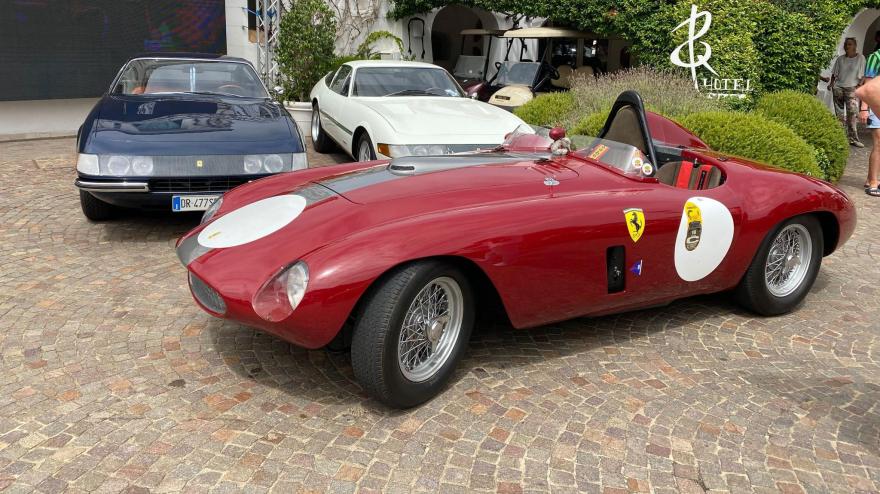 La Ferrari 340 MM dalla 1000 Miglia a Poltu Quatu vista da vicino