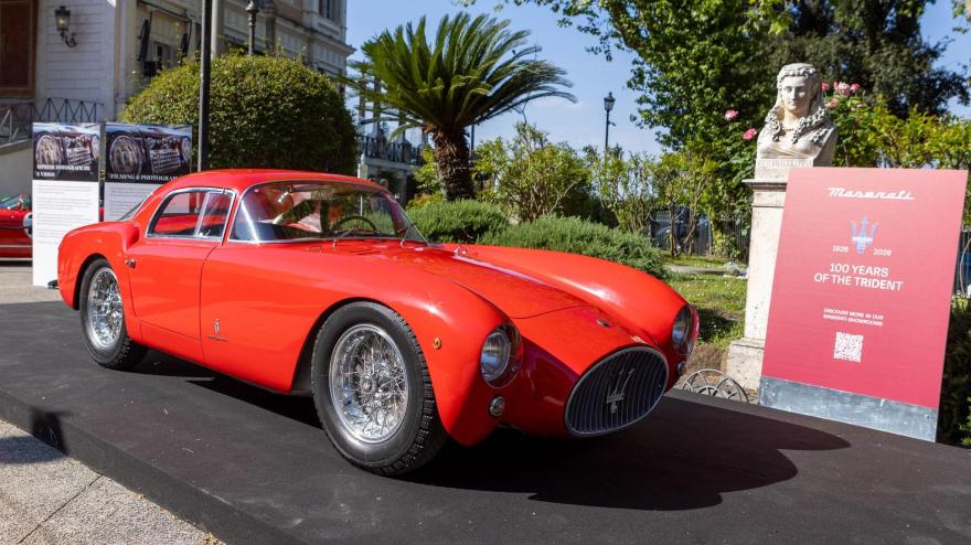 Maserati, i 100 anni del Tridente nello splendore del Pincio