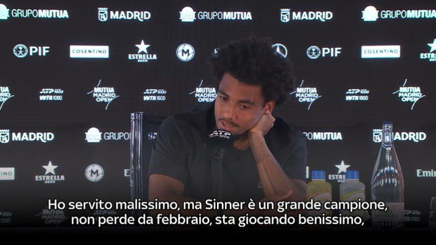 Fils su Sinner: "Con lui giocare bene non è mai abbastanza"
