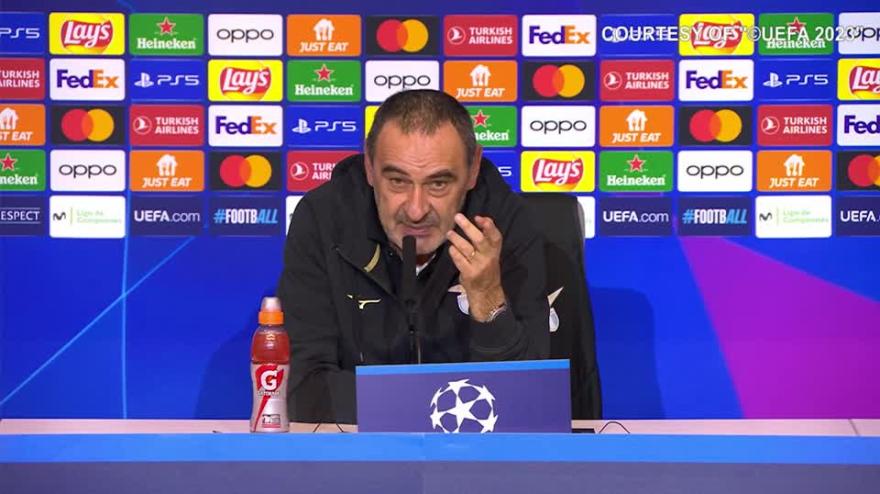 Sarri: "La Roma sarebbe in piazza a festeggiare..."