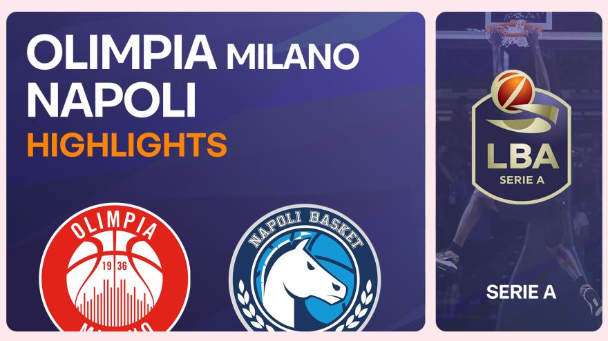 Milano-Napoli 89-82: highlights Serie A di basket