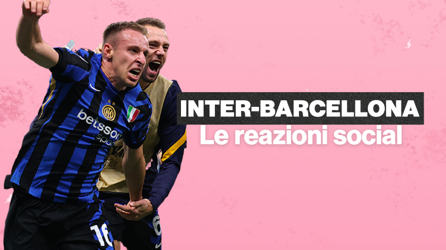 Inter-Barcellona 4-3: le reazioni social, delirio nerazzurro