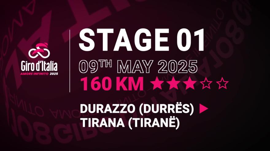 Giro d'Italia, 1ª tappa da Durazzo a Tirana: il percorso