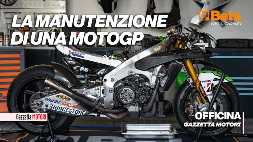 Manutenzione MotoGP: smontiamo e riavviamo la Honda RCV1000R