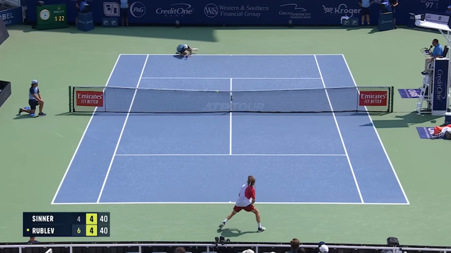 Sinner-Rublev, gli highlights del precedente a Cincinnati