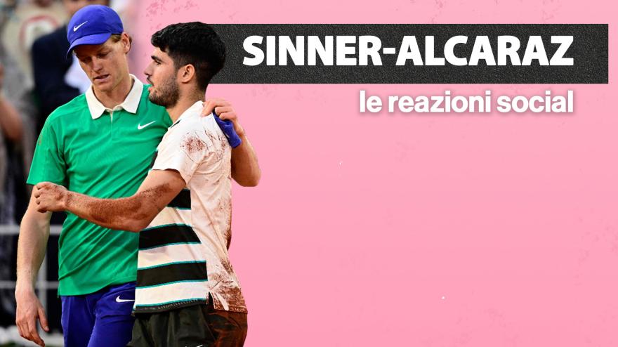 "Partita storica" e "francesi maleducati": le reazioni social a Sinner Alcaraz "Partita storica" e "francesi maleducati": le reazioni social a Sinner Alcaraz