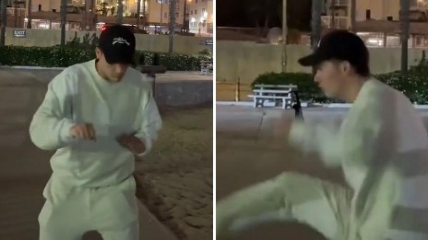 Pavard, cosa fai? Negli Usa imita il personaggio di Gta Pavard, cosa fai? Negli Usa imita il personaggio di Gta