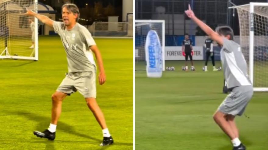 Inzaghi è un demone! Urla e gesti nell Inzaghi è un demone! Urla e gesti nell