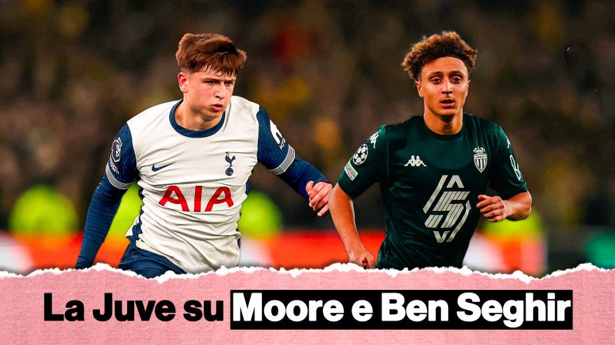 Calciomercato, perché la Juve segue Moore e Ben Seghir Calciomercato, perché la Juve segue Moore e Ben Seghir