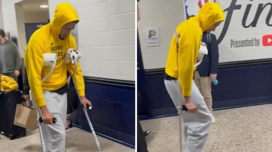 Haliburton, infortunio shock: si rompe il tendine d Haliburton, infortunio shock: si rompe il tendine d