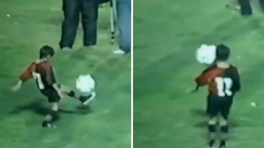 Messi, spunta un video mai visto: lui palleggia, il pubblico inneggia a Maradona Messi, spunta un video mai visto: lui palleggia, il pubblico inneggia a Maradona