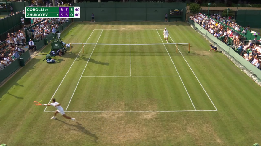 Cobolli Zhukayev: highlights Wimbledon Cobolli Zhukayev: highlights Wimbledon
